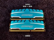 DDR3 16GB CruciaL BaLLisTiX 1866 