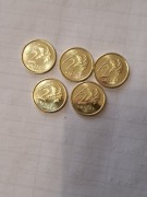 2 gr 2026r Mennicze kpl.5szt.