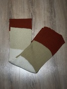 Szalik damski zimowy handmade składany długi