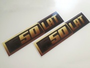 Naklejki jubileuszowe Fiat 126p 50 lat 