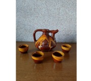 porcelit kamionka  zestaw kubeczki dzbanek karafka imbryk czajniczek