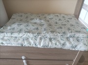 KOŁDERKA DO ŁÓŻECZKA DLA NIEMOWLĄT 75x100 CM BAMBUSOWA CAŁOROCZNA FLOWERS