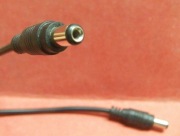 Wtyk zasilania DC 2.1/5.5mm MONTAŻOWY Z KABLEM