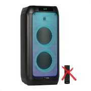 Ibiza - WAVE8 - System głośników 600W/2x8" z Bluetooth, USB i microSD 