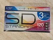 5 kaset VHS, C:NET + Maxell nowe, folia, -5 sztuk