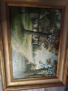 Obraz ,,chata za wsią " Ryszard Radziwilski 