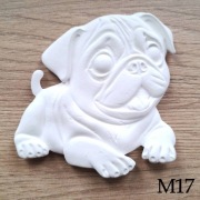 Buldog angielski szczenię kolorowanka antystresowa 3D dla dorosłych 