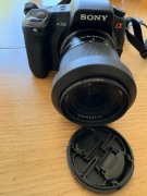 Sony Alpha A350 + obiektyw 18-70 + ładowarka + torba + pudełko