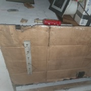 Drzwi stare z zamkiem vintage