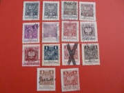 zestaw opłaty stemplowej  rocznik 1935 - revenue