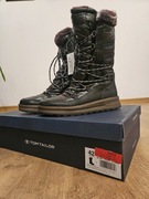 Kozaki śniegowce khaki zielone 42 Tom Tailor