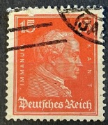 Niemcy Deutsches Reich, Immanuel Kant, Wartość 15 fenigów.