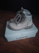 Trapery Lasocki r. 37 skóra 100%