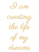 Plakat z cytatem DREAMS 21x30