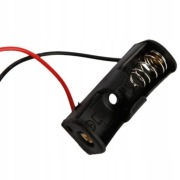 Koszyk na baterię A23 12V z przewodami