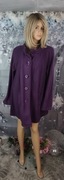 Płaszcz/polar/bluza damski fioletowy śliwka oversize EUR 50 