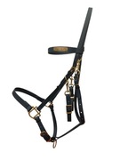 Ogłowie z wodzami , napierśnik biothane beta