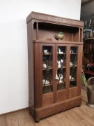 Dębowa biblioteczka witryna  antyk 488/2024 