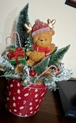 Dekoracja świąteczna Miś Reniferek