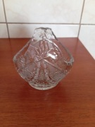 Koszyk szkło kryształowe PRL vintage 