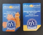 2 karty telefoniczne PZU 