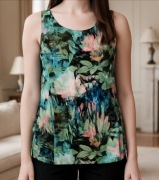 Kolorowa bluzka top oversize rozm S marki H&M