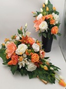 Komplet nagrobny wiosenno -wielkanocny