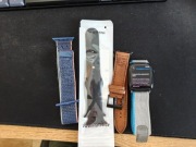 Smartwatch apple watch 8 - 45mm czarny cellular -4 paski, dwie ładowarki