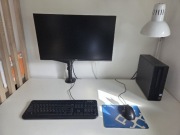 Komputer HP + monitor dell 27 + mysz + klawiatura