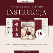 Papierowe ozdoby choinkowe Honeycomb PDF DIY Instrukcja