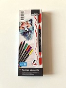 NOWE Kredki akwarelowe Crelando, 6 kolorów