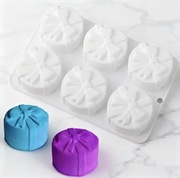 PREZENT z Kokardą 6gn forma silikon 21.5*14.3*3.8 do Pieczenia Monoporcje 