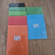 Nowe kolorowe papiery o gramaturze 80 i 160 7 szt.