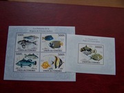 Komory 2010 MNH Fauna Ryby  2 bloki
