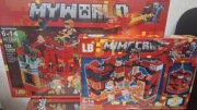 Zestaw klocków Minecraft MyWorld Led