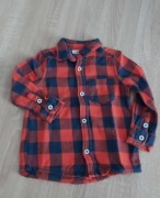 koszula chłopięca  w kratę na 86 cm