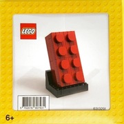 LEGO 6313291 Czerwony Klocek 2x4 Red Buildable Brick VIP GWP +GRATIS