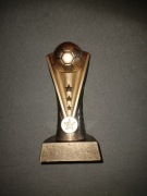 Art-Trophies AT1428 - Trofeum piłkarskie z żywicy, złoto/brąz
