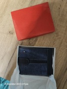 Portfel skórzany, Navy blue