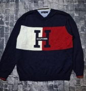 TOMMY HILFIGER HERITAGE SWETEREK MĘSKI SWEATER JUMPER VINTAGE RETRO