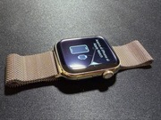 Apple Watch Series 7 45mm (GPS + Cellular) złoty, ze stali nierdzewnej