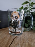 Szklanka kubek Handmade 300ml Tim Barton doll 