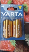 Baterie Varta AA  6 sztuk.