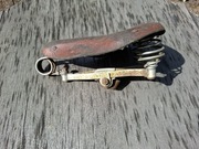 Stare skórzane siodełko rowerowe