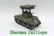 Profesjonalnie zbudowany model Sherman Calliope   1/72