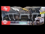 Zabawkowa laweta z trzema autkami 