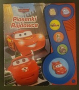 2 ksiażki Disney Auta. Piosenki Rajdowca,  Wśród przyjaciół Zygzak McQueen 