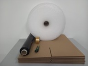 Duży zestaw do pakowania , przeprowadzki-kartony, folia stretch , taśma