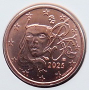 FRANCJA 2025 2 CENTY UNC !!!!!!!!!!