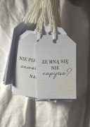 Zawieszki na alkohol - 45 sztuk, różne.